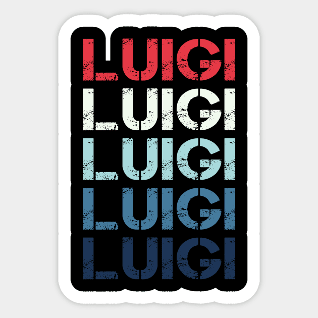 Luigi Sticker by Mangkok Sego